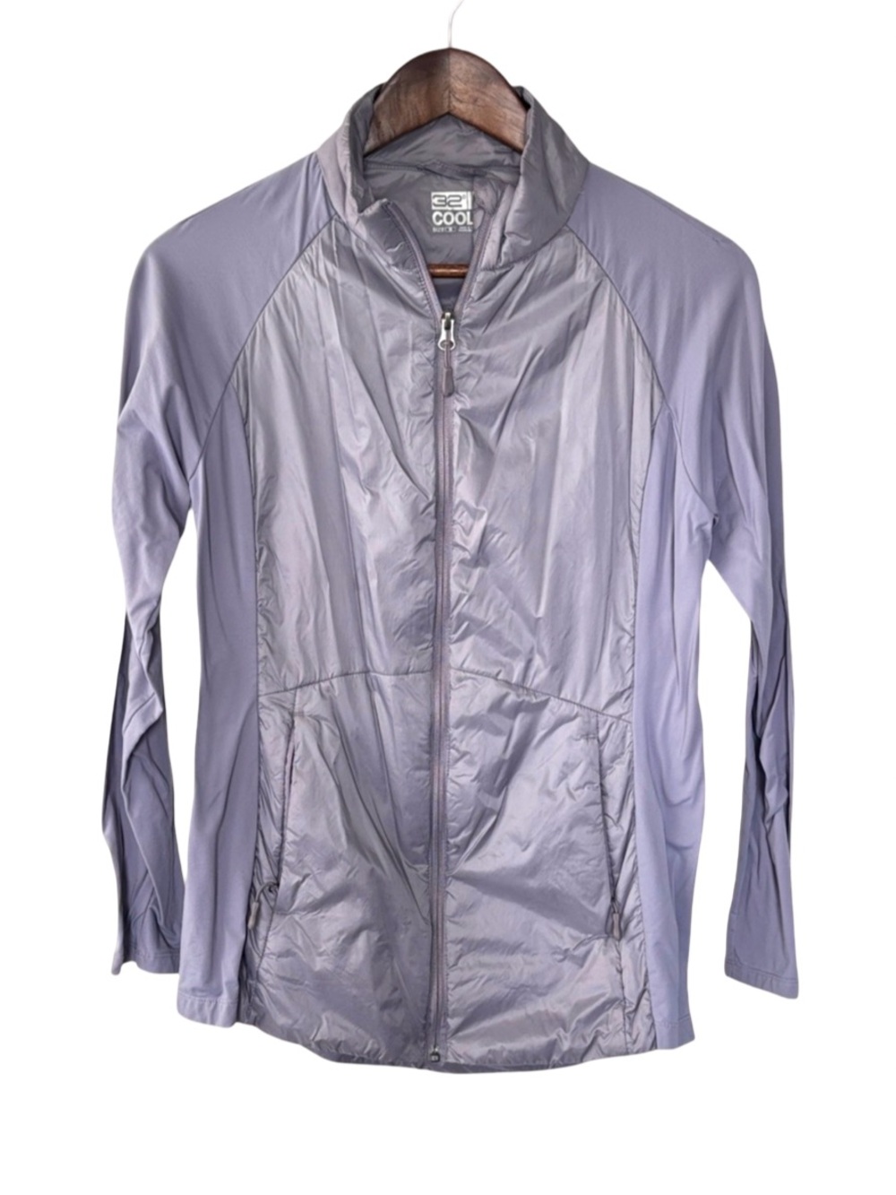 32 Degrees Women's lavender Full-Zip Lightweight Puffer Jacket